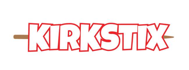 Kirkstix Fried Chicken On Sticks logo